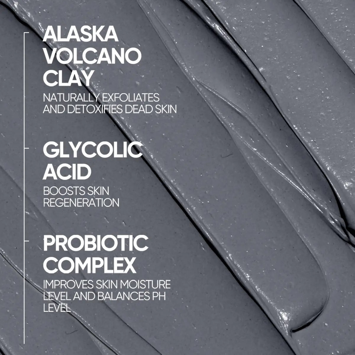 Alaska Volcano Pore Clay Stick Cleansing Blackhead Remover Face Mask Stick