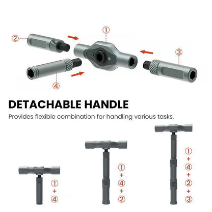 24 in 1 DlY Screwdriver Set,1 Set SwitchableScrewdriver Shape Magnetic Screwdriver Set