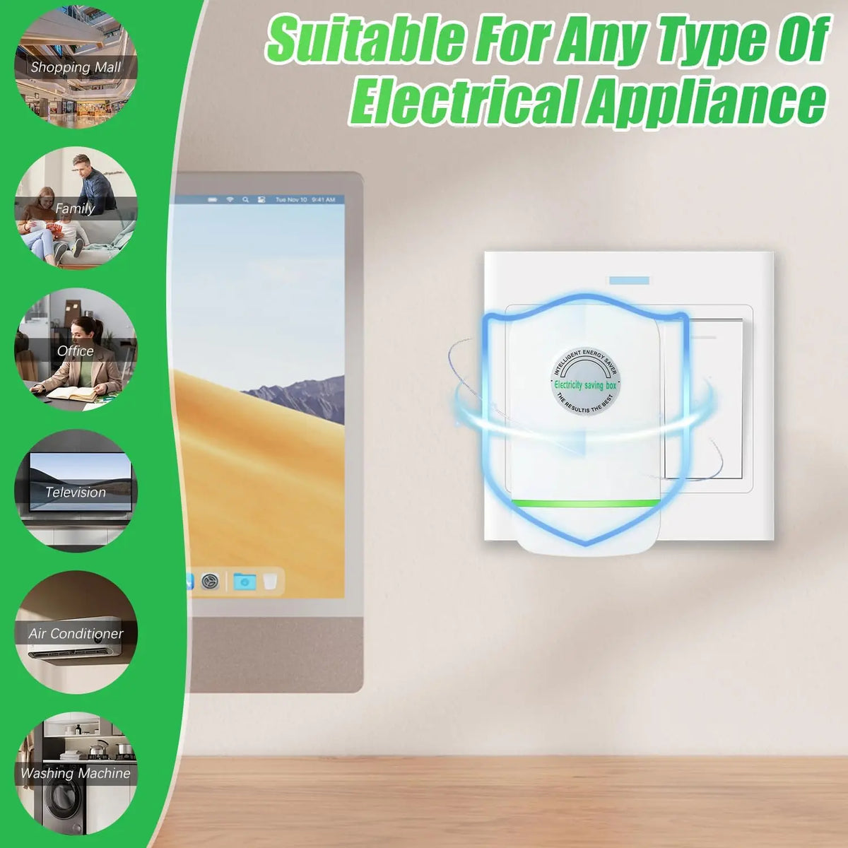 Plug Without A Back Box Plug-In Power Box with US Plug – Orvyla