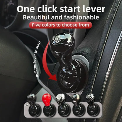 Car Push Start Button Cover – Stylish Metal Engine Button Protector