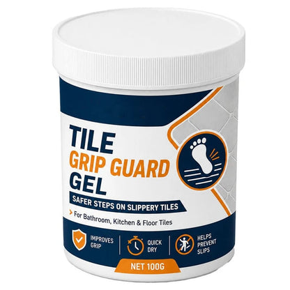 🏠💧Anti-Slip Tile Grip Gel – Reduces Slipperiness on Smooth Tiles, Quick-Dry Formula