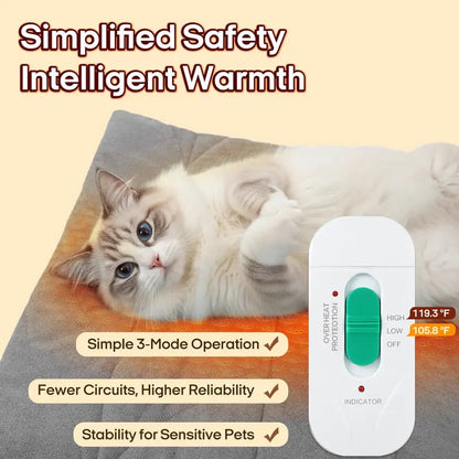 Heated Pet Pad for Dogs & Cats