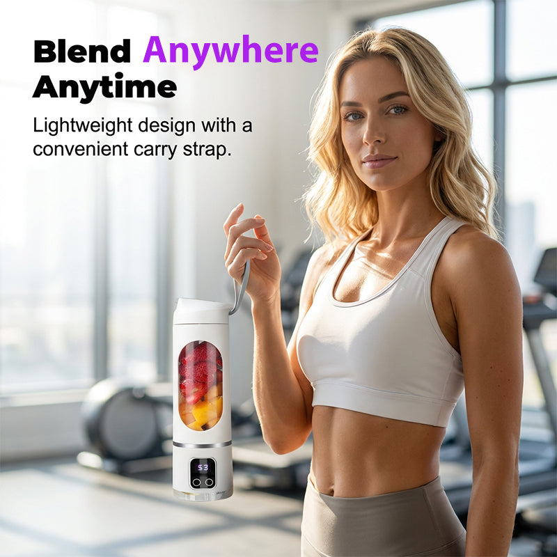 🔥 Portable Cordless Juicer – Ideal for Smoothies, Shakes & On-the-Go Fresh Juice 🥤🍓