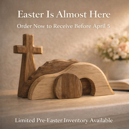 Wooden Resurrection Cross – Remember Easter’s True Meaning