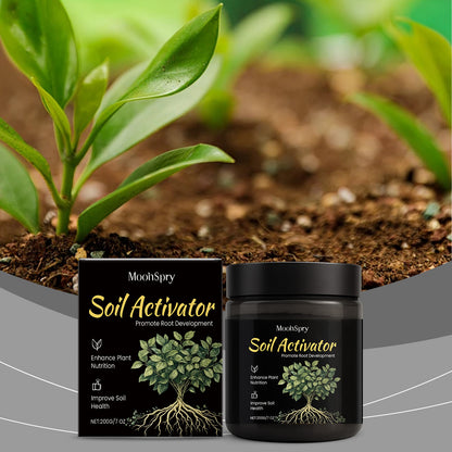 Soil conditioner. Concentrated humic acid formula, suitable for lawns and garden plants.