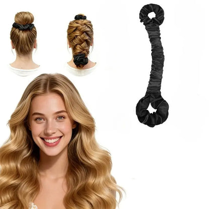 Multi-function Satin Heatless Hair Curler & Hair Tie Non