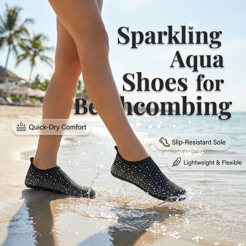 🏖️🌊Women’s Barefoot-Style Water Shoes – Lightweight Slip-On Shoes for Beach, Travel, Home & Outdoor👣