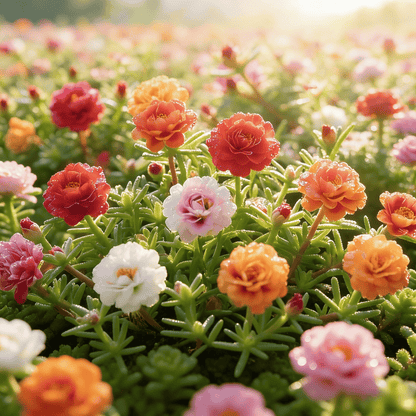 🌹Moss Rose Seeds(10,000+ Seeds) – 🌿Perennial Flower Seeds / Large Flowers / Easy to Grow
