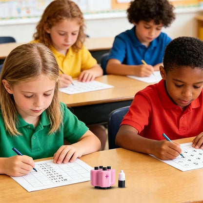 4-In-1 Math Practice Roller Stamp