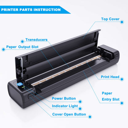 Wireless Tattoo Stencil Thermal Printer – Instant Phone-to-Stencil Printing