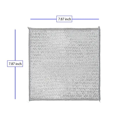 10 Counts Wet Dry Non-Scratch Wire Dishcloth, Reusable Kitchen Cleaning Rag
