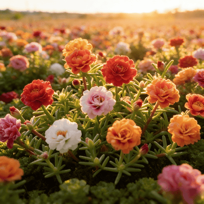 🌹Moss Rose Seeds(10,000+ Seeds) – 🌿Perennial Flower Seeds / Large Flowers / Easy to Grow