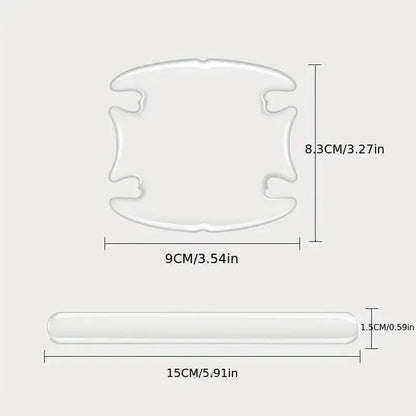 Car Door Handle Protective Film, Transparent Waterproof Car Door Handle Protector
