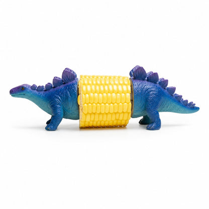 Dinosaur Corn Cob Holders with Stainless Steel Prongs