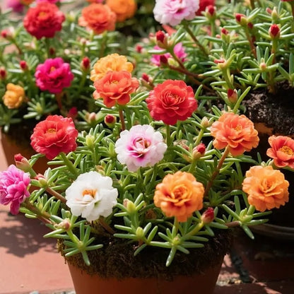 🌹Moss Rose Seeds(10,000+ Seeds) – 🌿Perennial Flower Seeds / Large Flowers / Easy to Grow