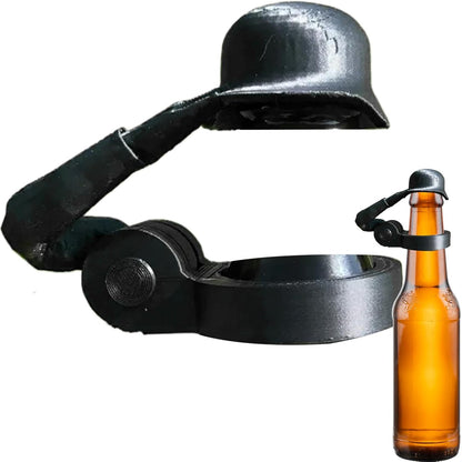Soldier Salute Themed Reusable Beer Bottle Helmet