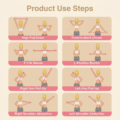 Silicone Figure 8 Resistance Exercise Bands