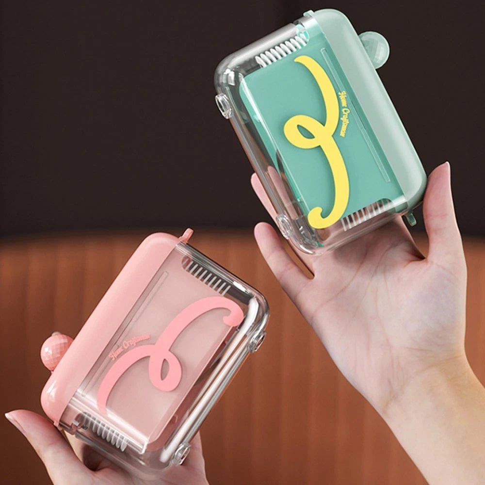 Automatic Pop-Up Dental Floss Dispenser Box Refillable Portable with Floss