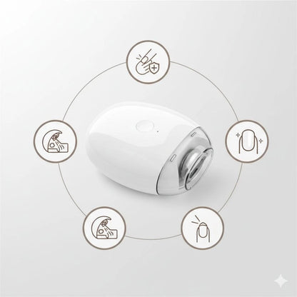 Electric Nail Clipper for Thick Nails USB Rechargeable Safe Painless Trimmer