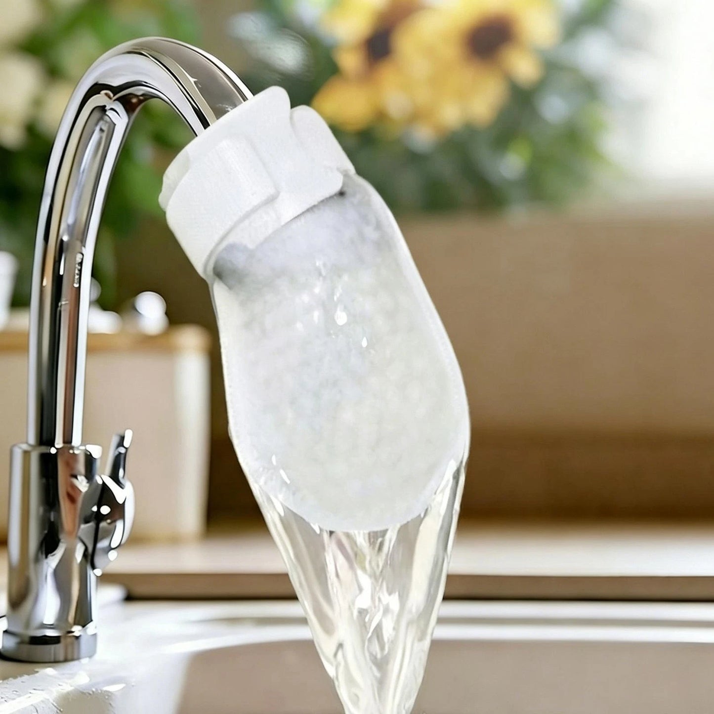 💧Cotton Faucet Filter Bags – DIY Mesh Strainer Bags for Visible Sediment, Rust & Scale