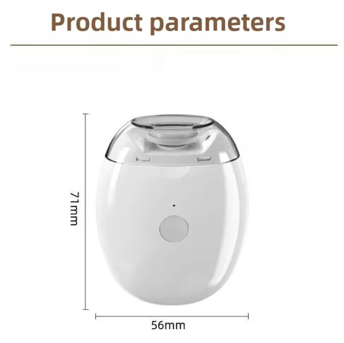 Electric Nail Clipper for Thick Nails USB Rechargeable Safe Painless Trimmer