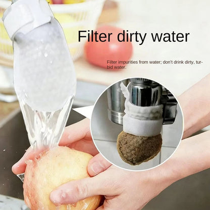 💧Cotton Faucet Filter Bags – DIY Mesh Strainer Bags for Visible Sediment, Rust & Scale