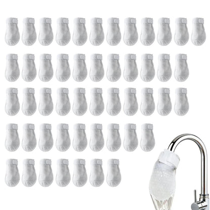 💧Cotton Faucet Filter Bags – DIY Mesh Strainer Bags for Visible Sediment, Rust & Scale