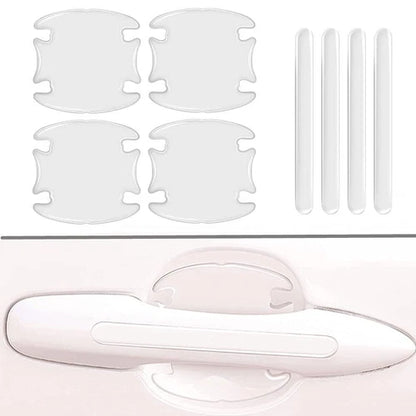 Car Door Handle Protective Film, Transparent Waterproof Car Door Handle Protector