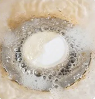 Drain tablet fizzing action