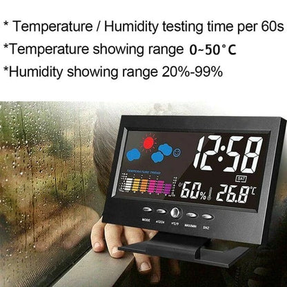 🌡️✨ Digital LED Weather Station - Temperature & Humidity Monitor 📊⏰