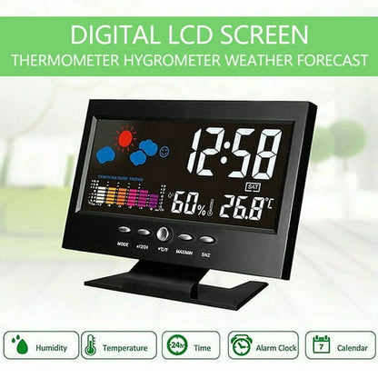 🌡️✨ Digital LED Weather Station - Temperature & Humidity Monitor 📊⏰