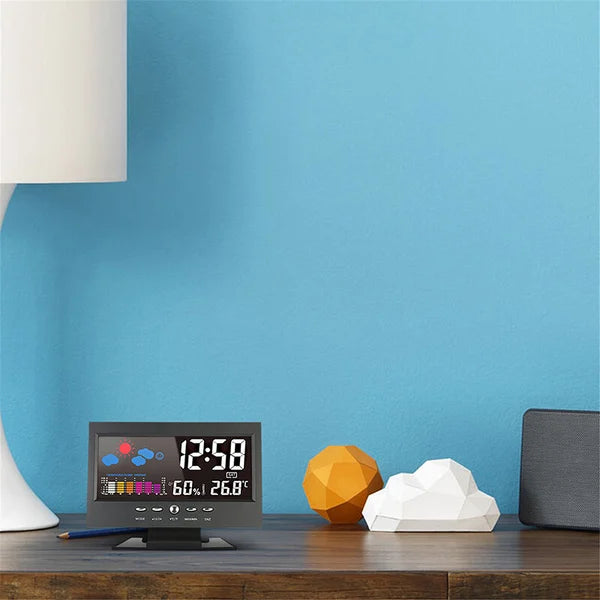 🌡️✨ Digital LED Weather Station - Temperature & Humidity Monitor 📊⏰