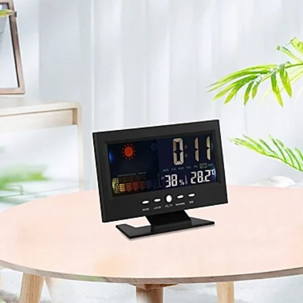 🌡️✨ Digital LED Weather Station - Temperature & Humidity Monitor 📊⏰
