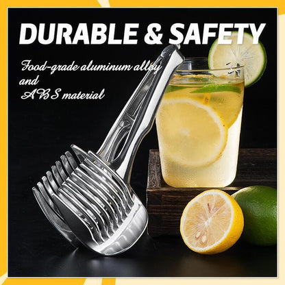 🍋Creative Kitchen Slice Cutting Tool, Food‑Grade Aluminum Alloy Hand‑Held Slicer