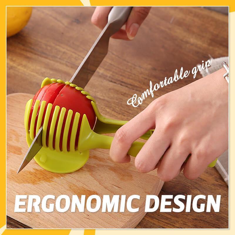 🍋Creative Kitchen Slice Cutting Tool, Food‑Grade Aluminum Alloy Hand‑Held Slicer