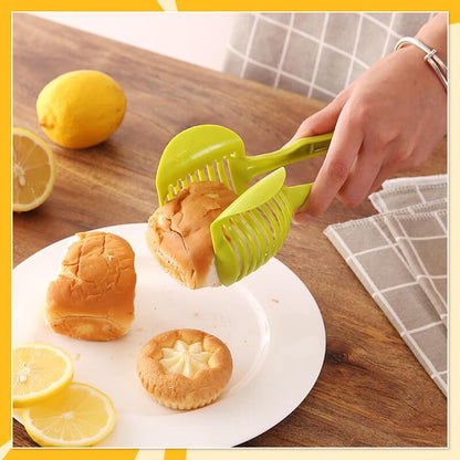 🍋Creative Kitchen Slice Cutting Tool, Food‑Grade Aluminum Alloy Hand‑Held Slicer