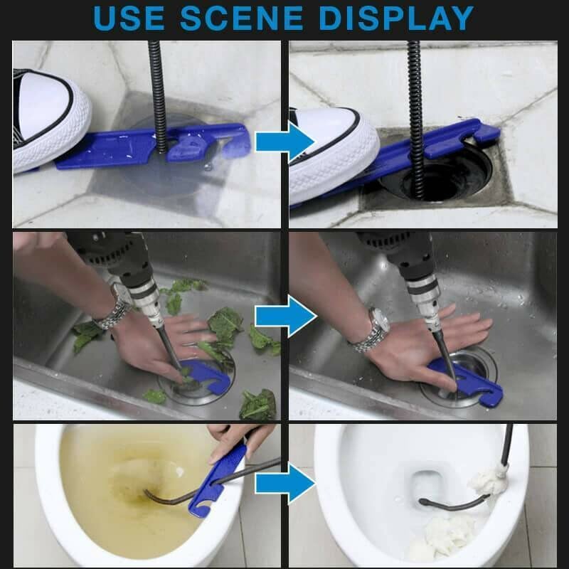 🎉 Electric Spring for Drain Cleaner – Powerful, Flexible & Lightweight 🪠📦