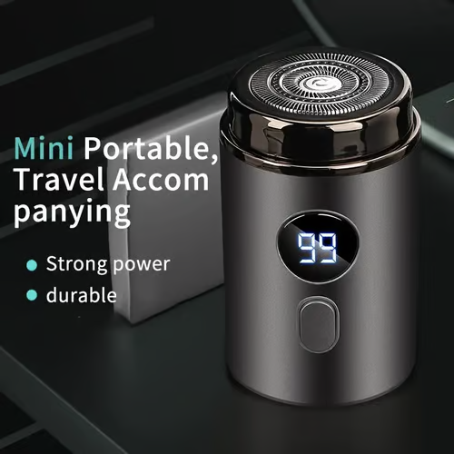 🔥Powerful Mini Electric Shaver With Digital Display