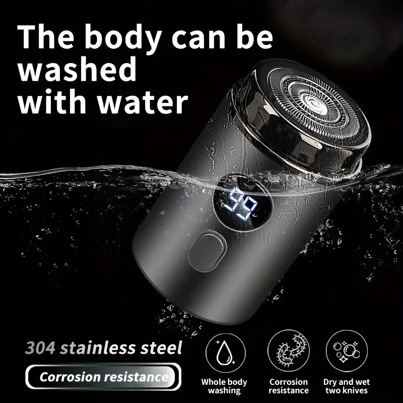 🔥Powerful Mini Electric Shaver With Digital Display