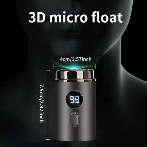 🔥Powerful Mini Electric Shaver With Digital Display