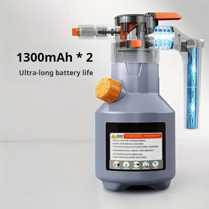 Electric car wash foam gun, handheld high-pressure cleaner
