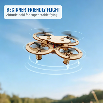 🔥🧩 DIY Wooden Drone Building Kit 🚁