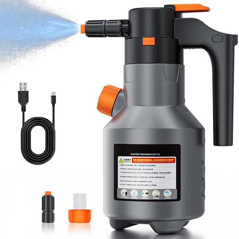 Electric car wash foam gun, handheld high-pressure cleaner
