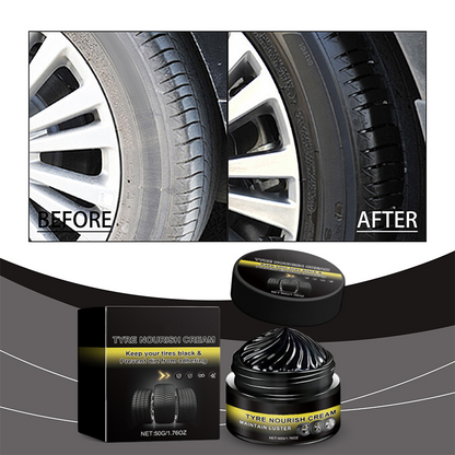 🚗New 2026 car tire ceramic - 🔥Powerful Wheel Cleaning Refurbish Wax