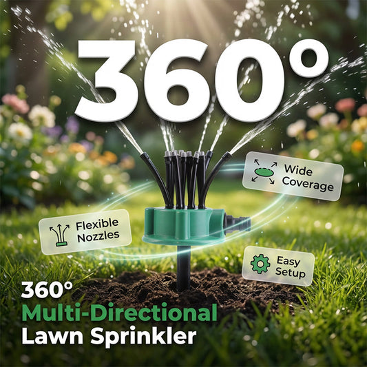 🔥Precision Irrigation Sprinkler – 360° multi‑directional, custom spray patterns. Gentle on delicate plants. Save water, grow better. 🌱✅