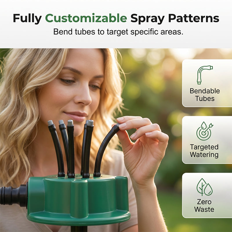 🔥Precision Irrigation Sprinkler – 360° multi‑directional, custom spray patterns. Gentle on delicate plants. Save water, grow better. 🌱✅