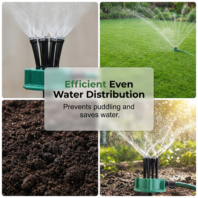 🔥Precision Irrigation Sprinkler – 360° multi‑directional, custom spray patterns. Gentle on delicate plants. Save water, grow better. 🌱✅