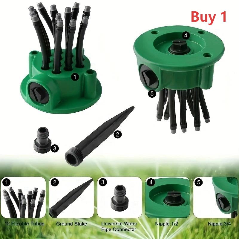 🔥Precision Irrigation Sprinkler – 360° multi‑directional, custom spray patterns. Gentle on delicate plants. Save water, grow better. 🌱✅
