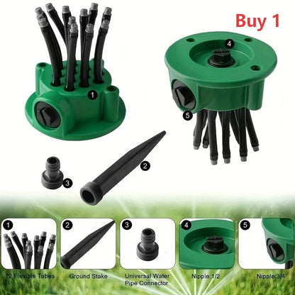 🔥Precision Irrigation Sprinkler – 360° multi‑directional, custom spray patterns. Gentle on delicate plants. Save water, grow better. 🌱✅