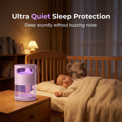🥳2026 HOT SALE💞🦟 UV Mosquito Killer Lamp – quiet, USB, chemical-free. 🔇🌙